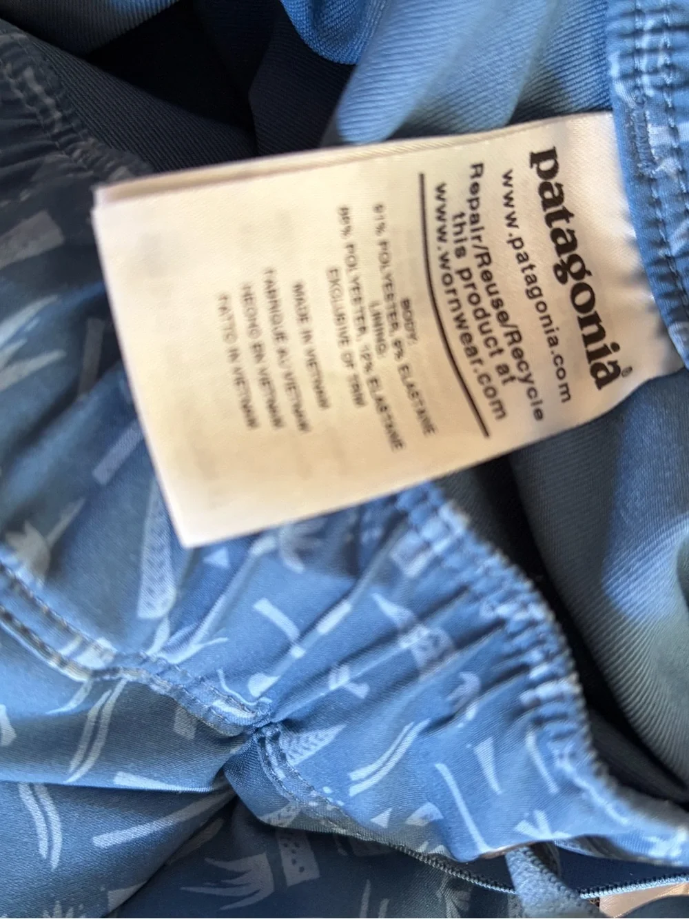 New Patagonia Fleetwith Skort Tasmanian teal